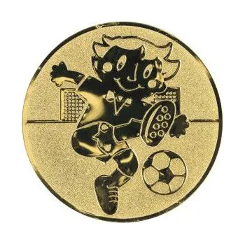 Cinkili Emblém CE189 fotbal Velikost: 2,5 cm, Barva: Zlato