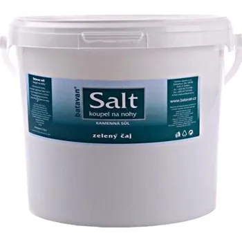 Koupelová sůl BATAVAN Salt koupelová sůl na nohy kamenná zelený čaj 5 kg