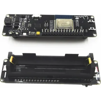Vývojová deska ESP8266 WROOM-02 s paticí na 18650 baterii