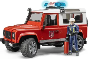 Bruder 2596 Land Rover Defender Hasičské auto s figurkou hasiče