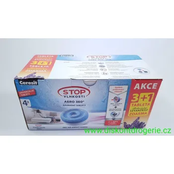 Pohlcovač vlhkosti Henkel CERESIT Stop vlhkosti Aero 360 náhradní tablety 4x450g