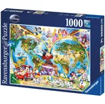 Ravensburger Disney Mapa světa 1000…