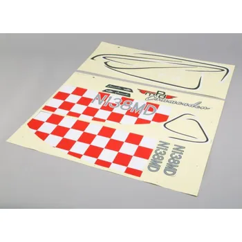 RC náhradní díl E-Flite Commander mPd 1,4 m samolepky