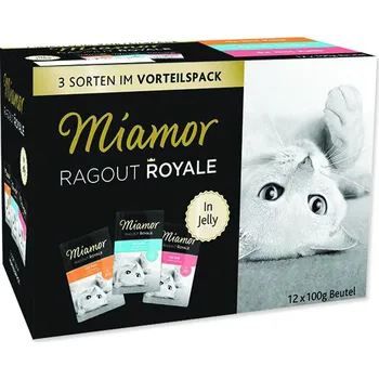 Krmivo pro kočku Miamor Ragout Royale kapsa multipack krůta/losos/telecí 1200 g