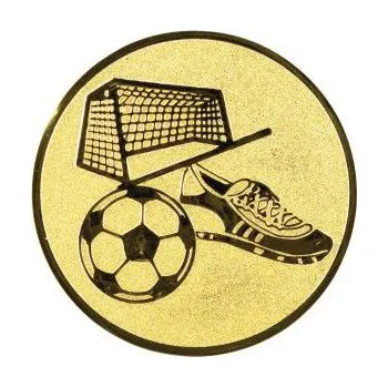 Cinkili Emblém CE143 fotbal Velikost: 2,5 cm, Barva: Bronz