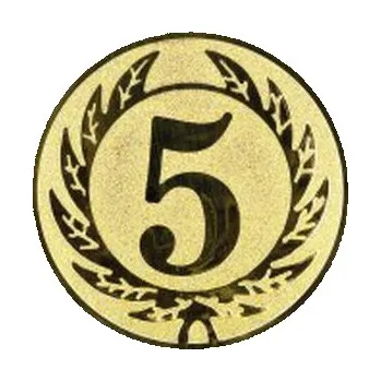 Cinkili Emblém CE170 5. místo Velikost: 5 cm, Barva: Stříbro