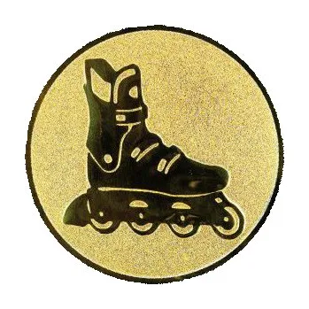 Cinkili Emblém CE149 brusle Velikost: 2,5 cm, Barva: Zlato