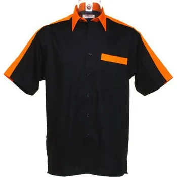Pánská košile Cinkili Košile CKK8175 black & orange Velikost: XS