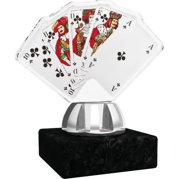 Cinkili Akrylátová trofej CACT1201M12 karty Označení: C, Výška: 9 cm