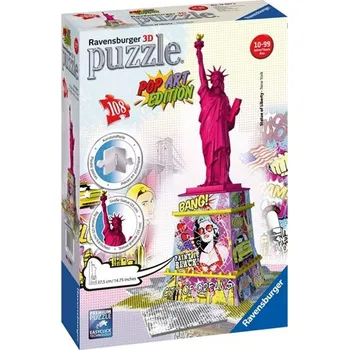 Ravensburger Pop Art 3D Socha Svobody 216 dílků 3D puzzle Ravensburger Pop Art 3D Socha Svobody 216 dílků
