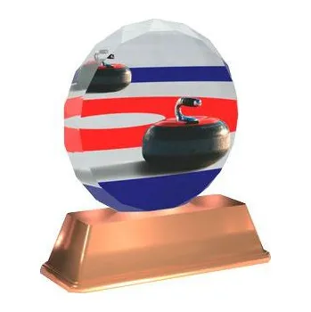 Cinkili Akrylátová trofej ACE2003M19 Curling Označení: A, Výška: 13 cm