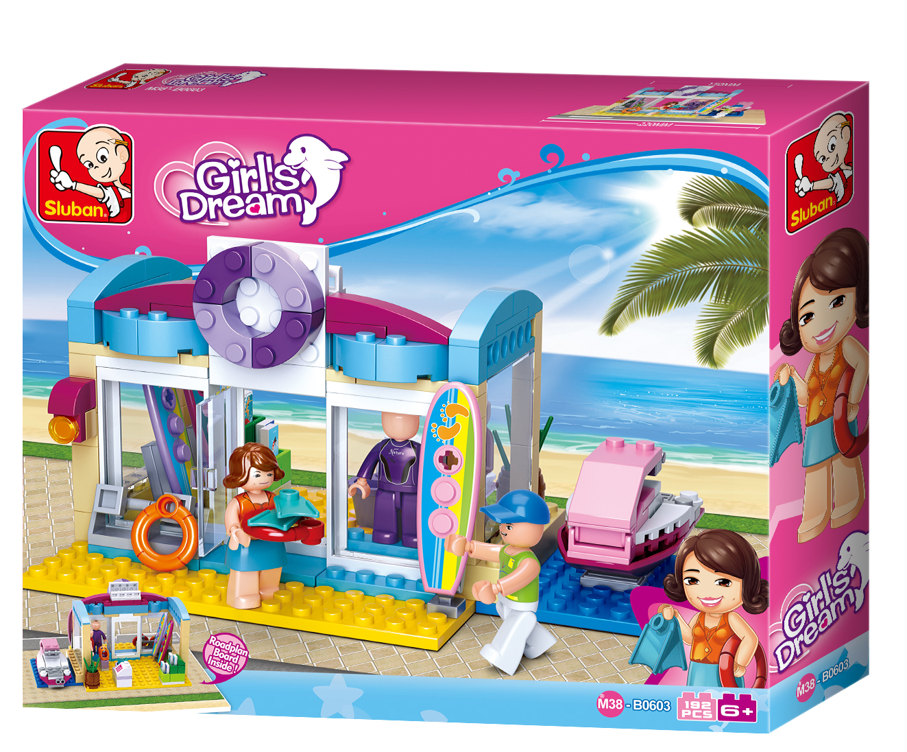 Sluban M38 B0721 Sluban Girls Sluban Girls Dream Playhouse M38