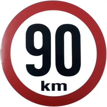 Kouřovod Nálepka omezená rychlost 90 Km ø 150 mm