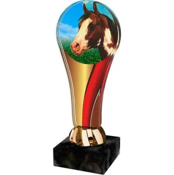 Cinkili Akrylátová trofej ACL2100M37 Dostihy Označení: C, Výška: 14 cm