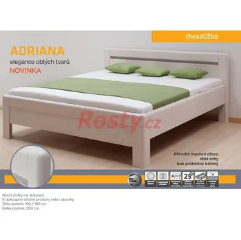 Postel BMB POSTEL Z MASIVU ADRIANA KLASIK 160x200cm