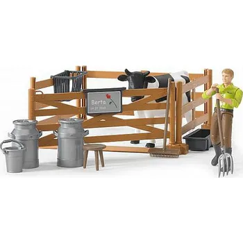Figurka Bruder 62600 Bworld Zemědělský set,figurka