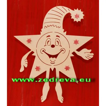 Vánoční dekorace Ozdoba velká - Kašpárek