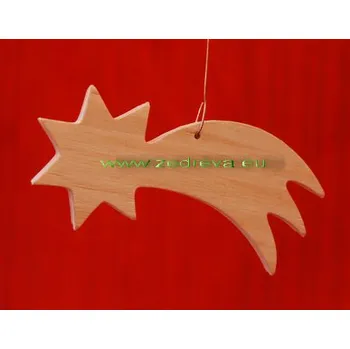 Vánoční dekorace Ozdoba malá - Kometka