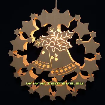 Vánoční dekorace Závěsné - Hvězdičkový kruh