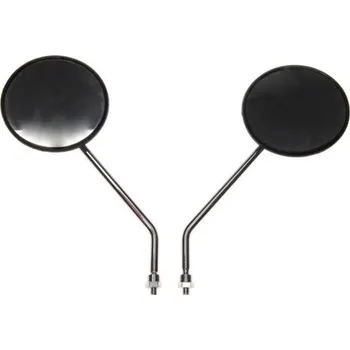 Zrcátko pro motocykl zrcátko zpětné kulaté skútr moto M8 závit pravý/pravý