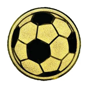 Cinkili Emblém CE178 fotbalový míč Velikost: 2,5 cm, Barva: Zlato