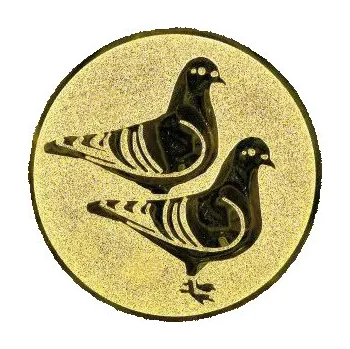 Cinkili Emblém CE174 ptáci Velikost: 2,5 cm, Barva: Bronz