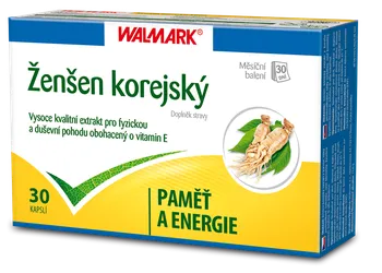 Přírodní produkt WALMARK Ženšen korejský 30 cps.