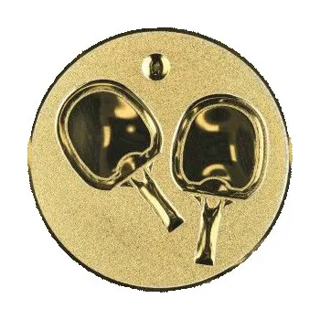 Cinkili Emblém CE036 stolní tenis ( ping-pong) Velikost: 2,5 cm, Barva: Bronz