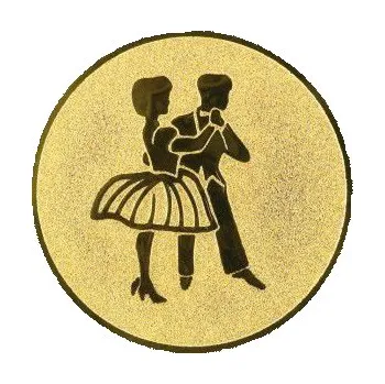 Cinkili Emblém CE030 tanec Velikost: 2,5 cm, Barva: Zlato