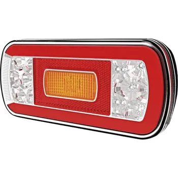 Osvětlení automobilu Zadní skupinová svítilna LED FT-130 s konektorovou přípojkou + mlhovka + osvětlení SPZ