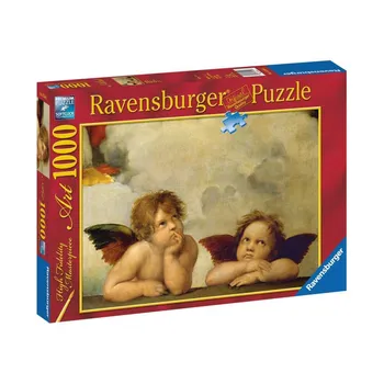 Puzzle Ravensburger Andělé Sixtinská Madona 1000 dílků