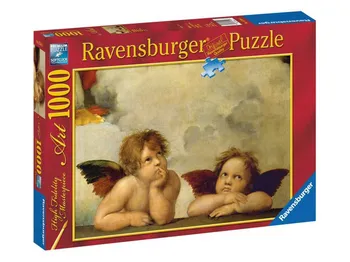 Puzzle Ravensburger Andělé Sixtinská Madona 1000 dílků