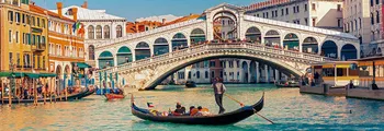 Puzzle Heye Panoramatické Most Rialto Benátky 1000 dílků