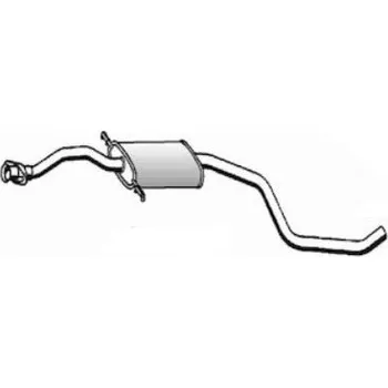 Střední díl výfuku Výfuk Asso - střední tlumič - díl výfuku FORD Escort 1.8i -16V, FORD Escort 1.8i, GT -16V (PR 14.6061 [284-995])
