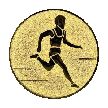 Cinkili Emblém CE025 běh Velikost: 2,5 cm, Barva: Zlato