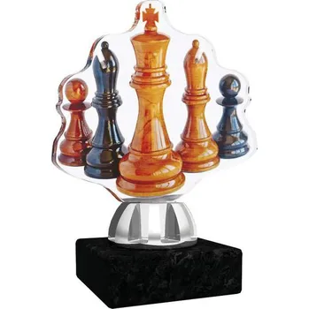Cinkili Akrylátová trofej CACT1201M14 šachy Označení: C, Výška: 9 cm