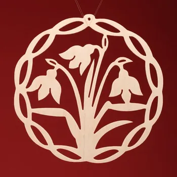 Kroužek - sněženka (15cm)