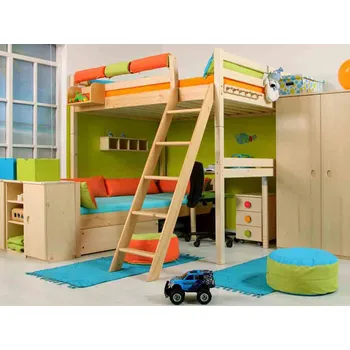 Postel Palanda elko-dvoulůžko Domestav D956 Materiál: Buk cink, Povrchová úprava: Přírodní provedení