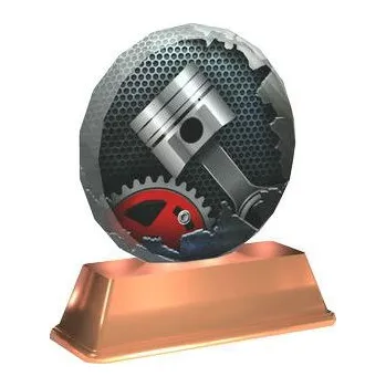 Cinkili Akrylátová trofej ACE0003M36 Cyklistika Označení: B, Výška: 13 cm