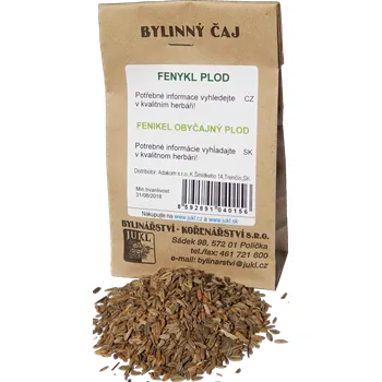 Přírodní produkt Fenykl plod, sypaná bylina Jukl 50 g