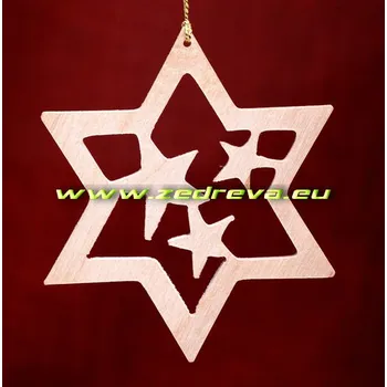 Vánoční dekorace Ozdoba malá - Hvězdička 11