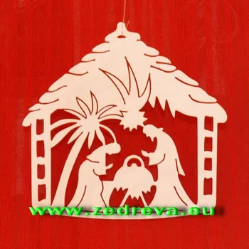 Vánoční dekorace Ozdoba velká - Betlém