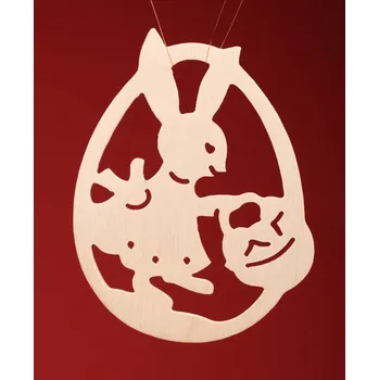 Vejce malé - Holka košík (8cm)