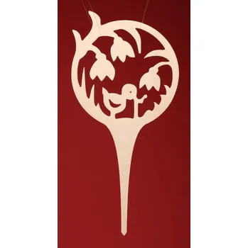 Velikonoční dekorace Zápich - Kuřátko 1 (10cm)