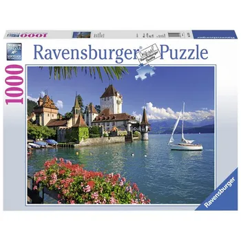 Puzzle Ravensburger Jezero Thun Bern 1000 dílků