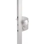 Elektrický zámek LEKQ, stříbrný Stříbrná Čtvercový 40 – 60 mm