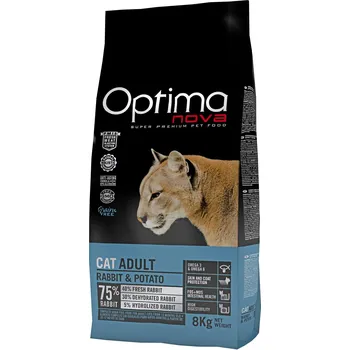 Optimanova Cat Rabbit Grain Free, 8 kg