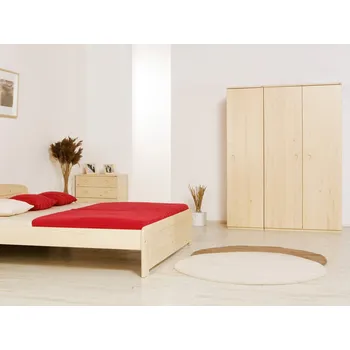 Knihovna Skříň 2-dvířková Domestav D506 Materiál: Buk cink, Povrchová úprava: Přírodní provedení