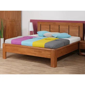 Ložnicová sestava Postel Florencia, čelo rovné 4výplně 180 Domestav F119 Materiál: Buk cink, Povrchová úprava: Přírodní provedení, Specifikace: 180x200