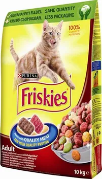 Krmivo pro kočku Purina Friskies Adult maso/kuře/zelenina 10 kg